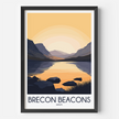 Brecon Beacons Scenic Landscape Art