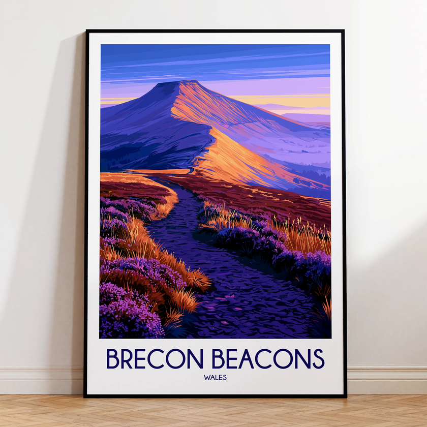 Brecon Beacons Scenic Landscape Art