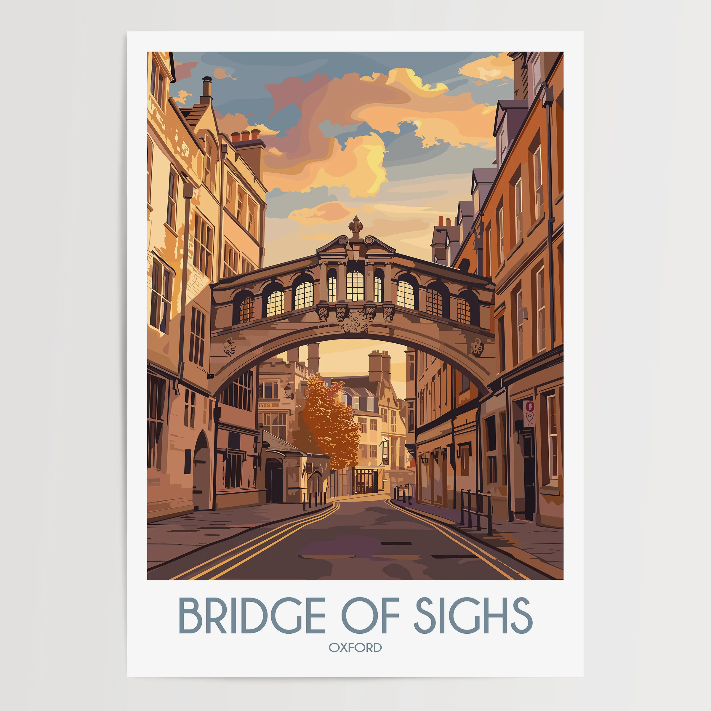 Bridge Of Sighs Minimalist Wall Art