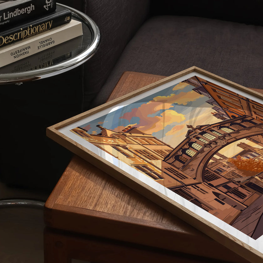 Bridge Of Sighs Scenic Landscape Art