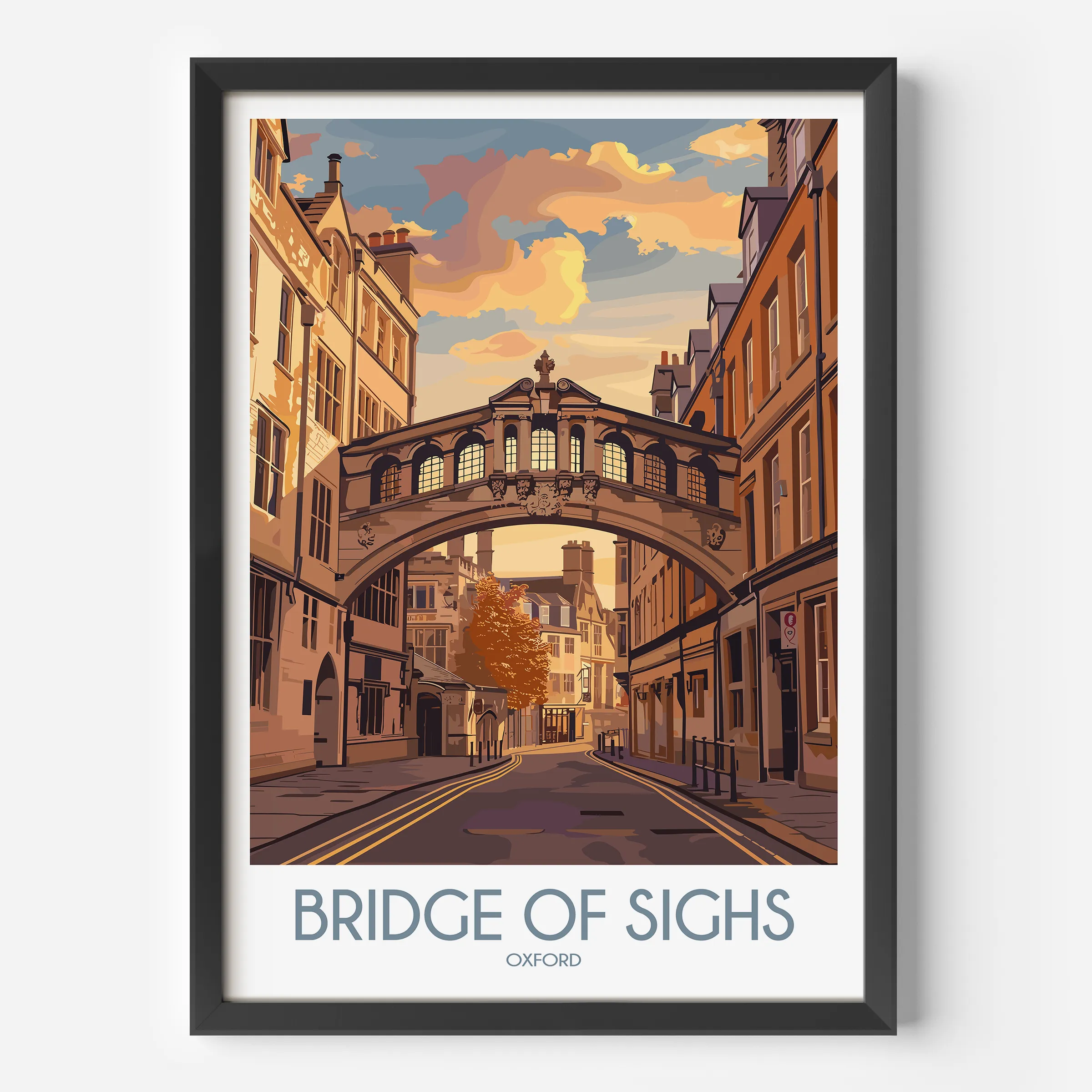Bridge Of Sighs Scenic Landscape Art