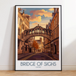 Bridge Of Sighs Souvenir Poster Print
