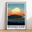 Brownsea Island Minimalist Wall Art