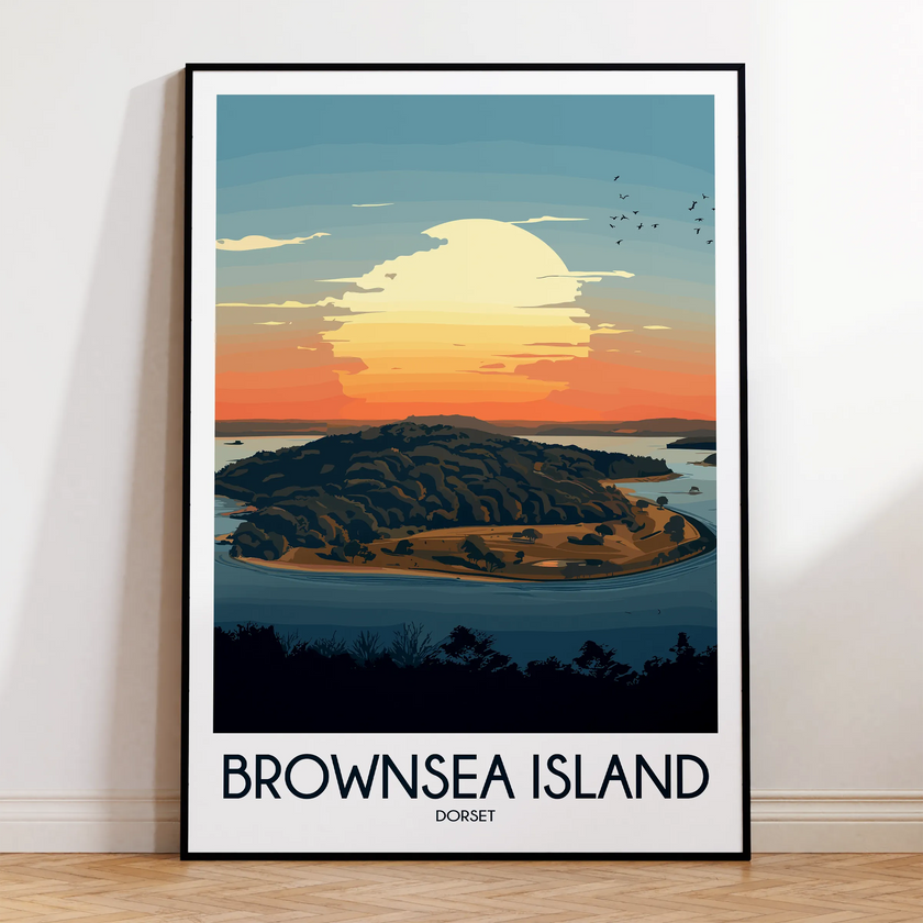 Brownsea Island Minimalist Wall Art