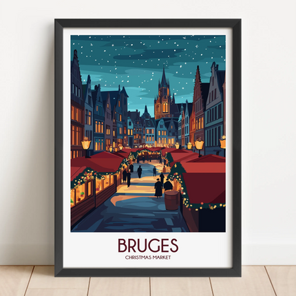 Bruges Destination Art Gift