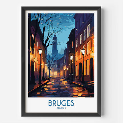 Bruges Minimalist Wall Art