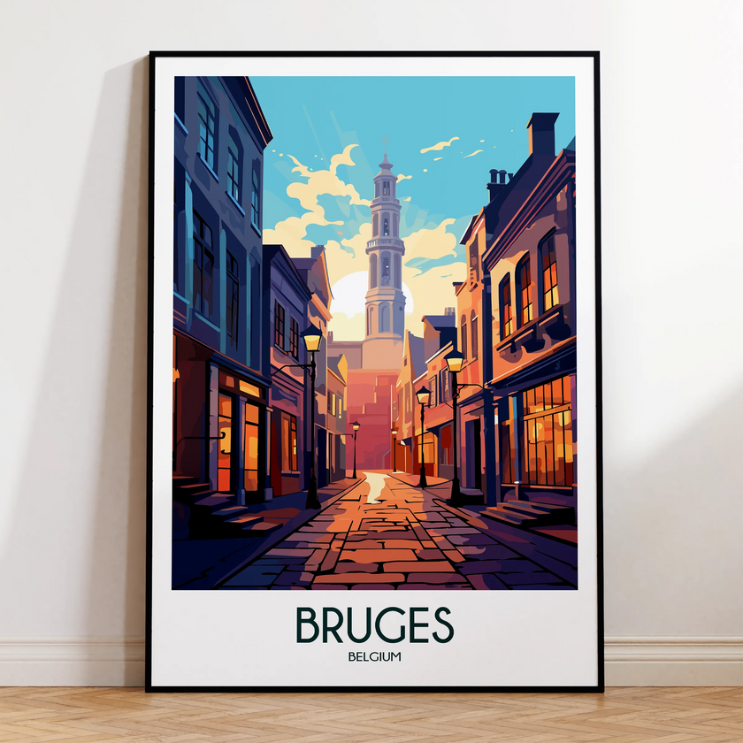 Bruges Minimalist Wall Art