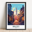 Bruges Souvenir Poster Print