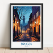 Bruges Souvenir Poster Print