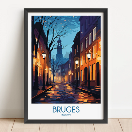Bruges Souvenir Poster Print