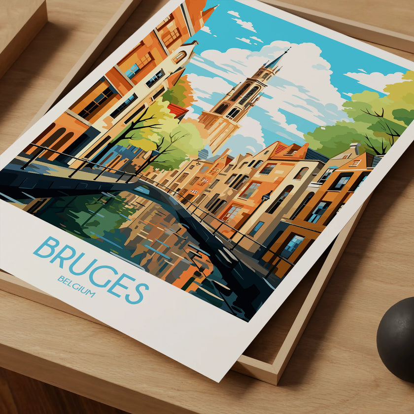 Bruges Travel Memory Gift