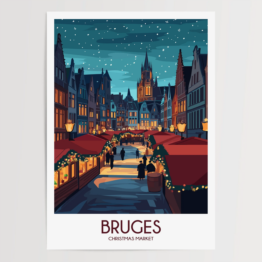 Bruges Travel Memory Gift