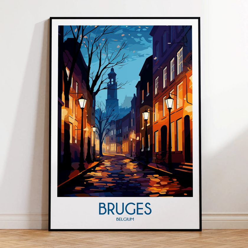 Bruges Travel Memory Gift