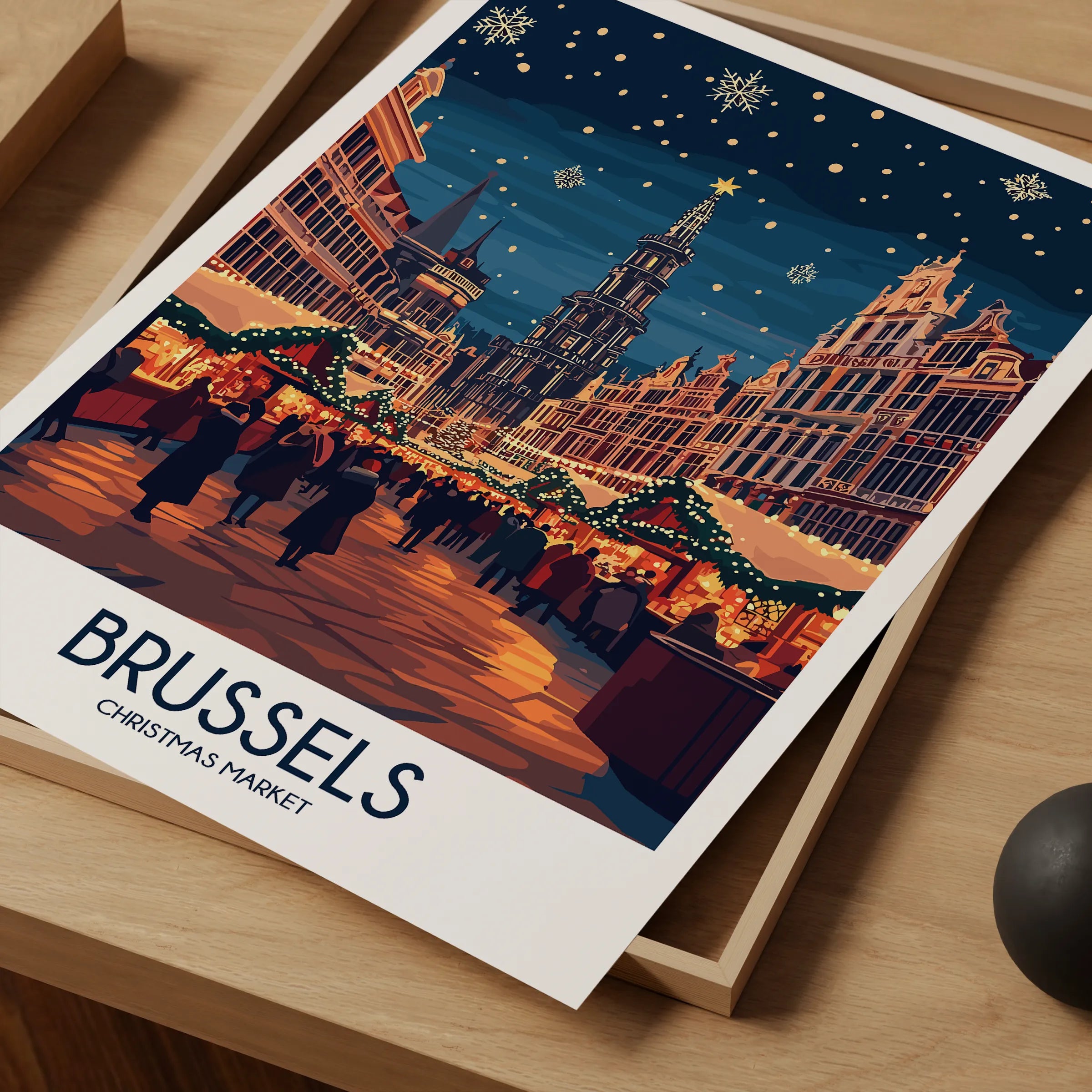 Brussels Destination Art Gift