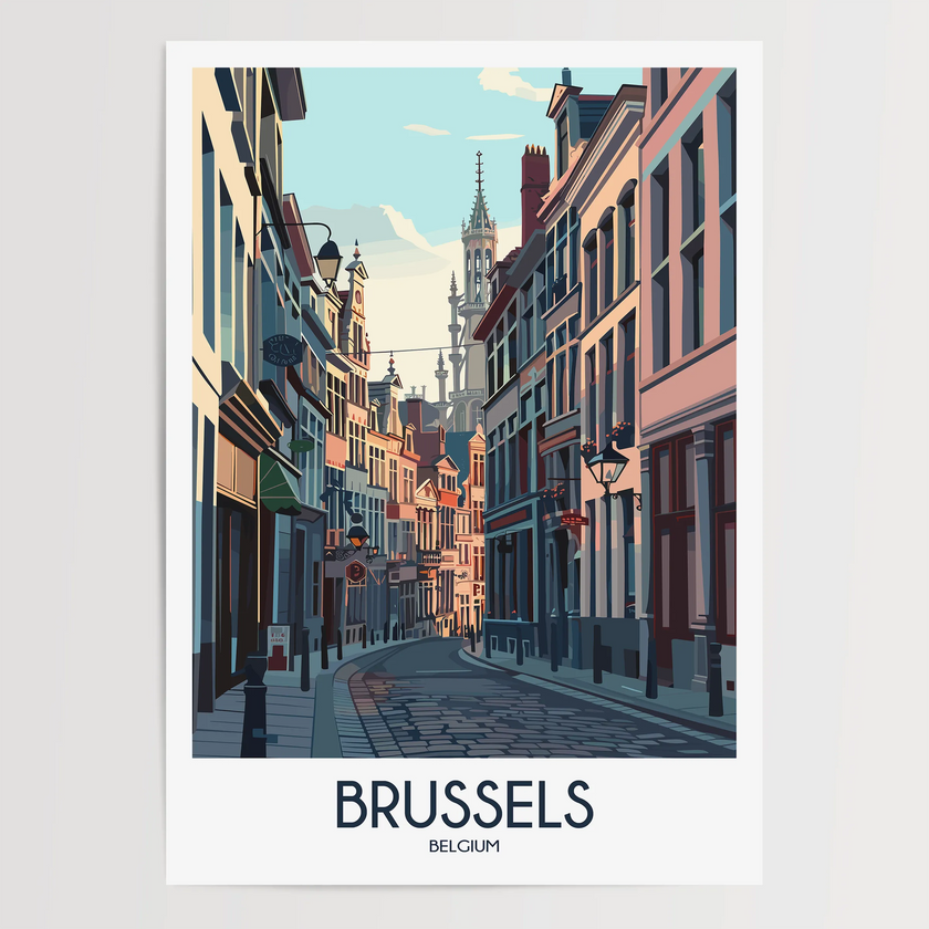 Brussels Gallery Quality Print