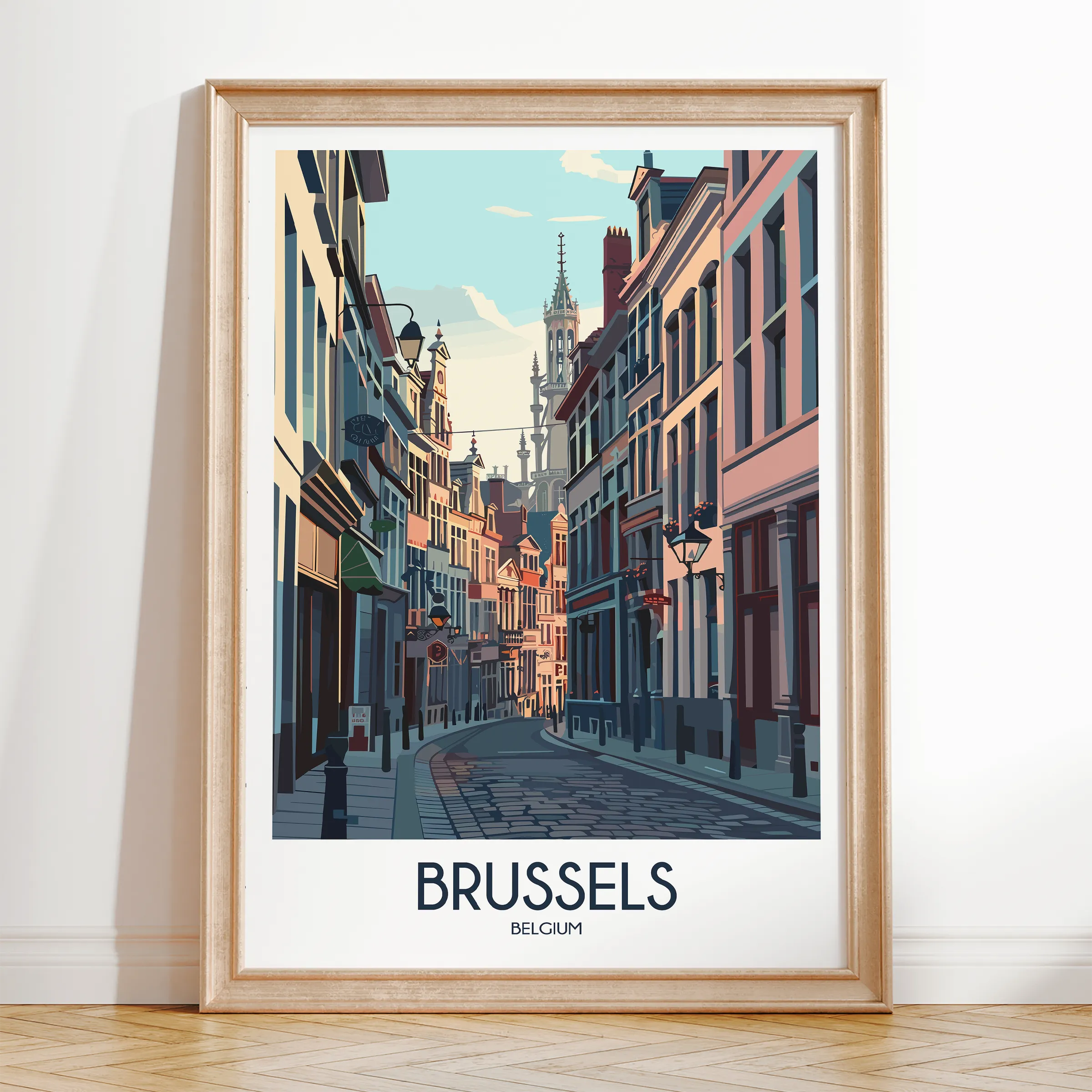 Brussels Souvenir Poster Print