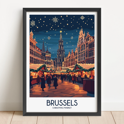 Brussels Souvenir Poster Print