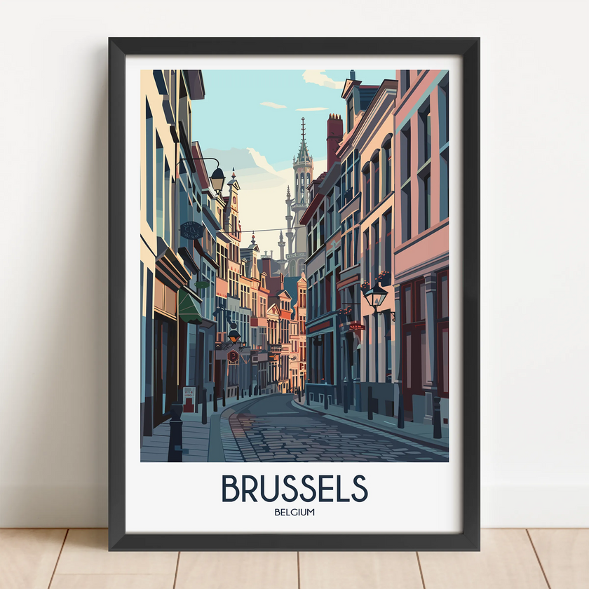 Brussels Travel Memory Gift