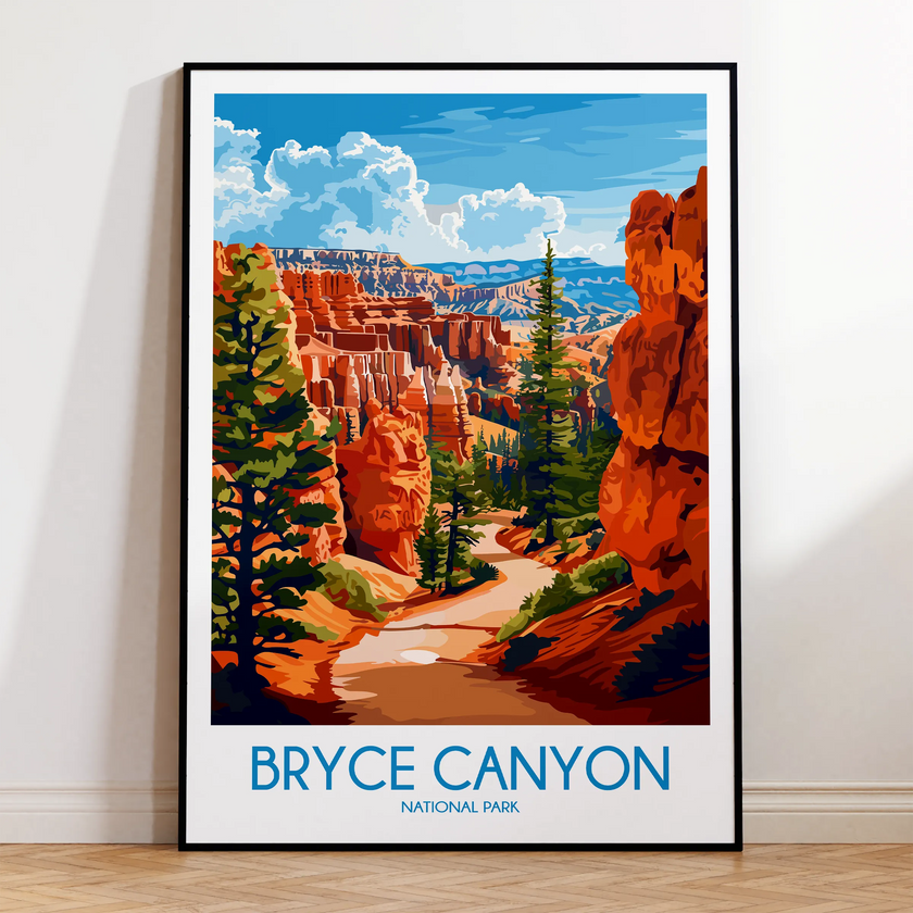 Bryce Canyon Minimalist Wall Art