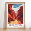 Bryce Canyon Vintage Style Print