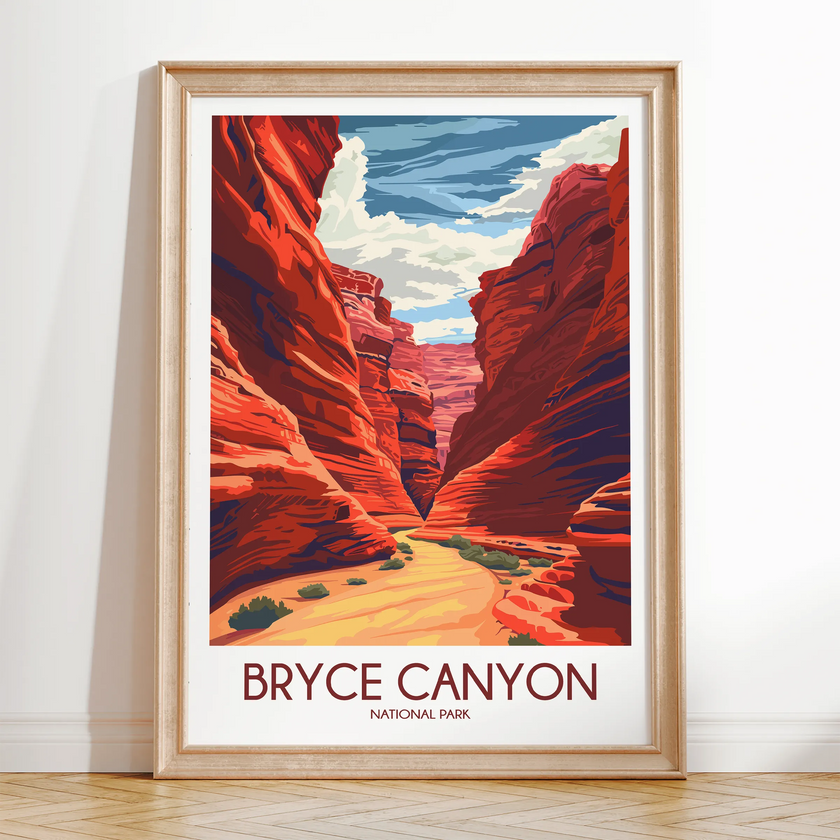 Bryce Canyon Vintage Style Print