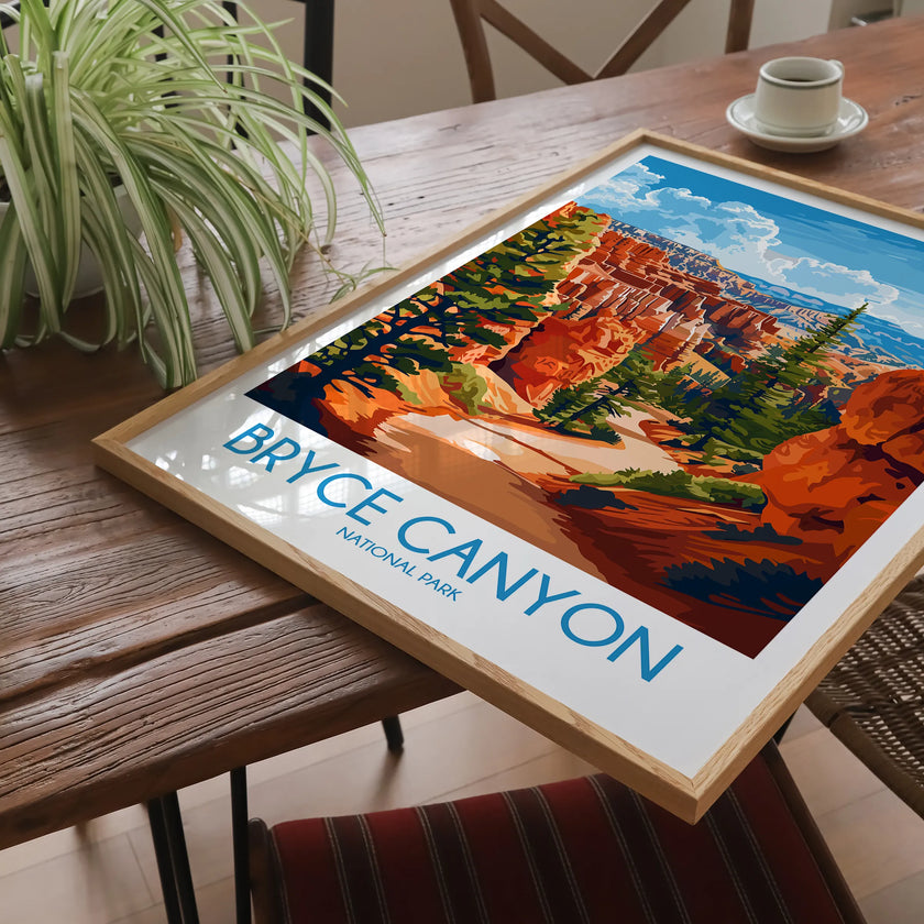 Bryce Canyon Vintage Style Print