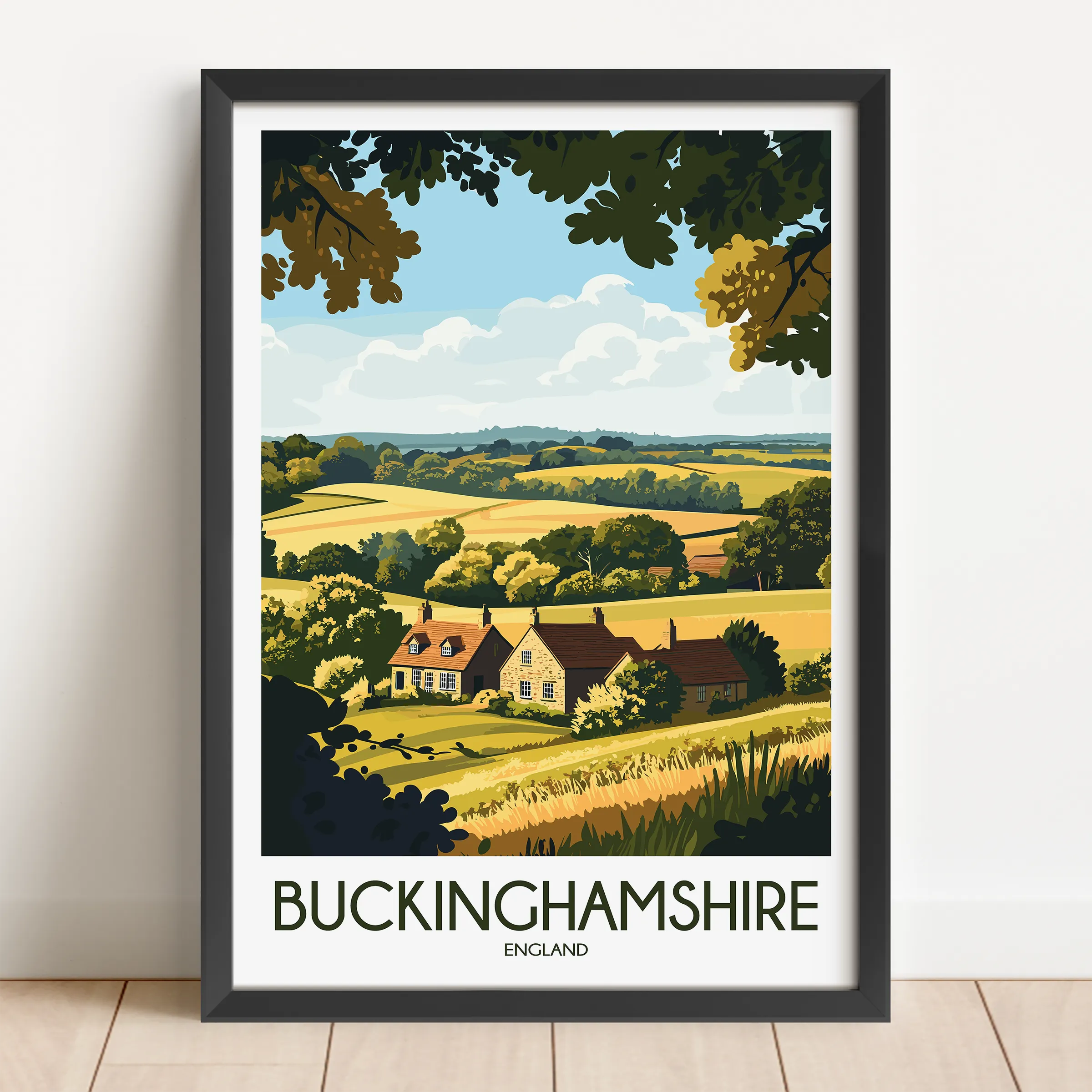 Buckinghamshire Destination Art Gift