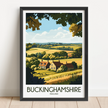 Buckinghamshire Destination Art Gift