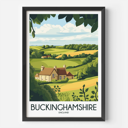 Buckinghamshire Minimalist Wall Art
