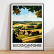 Buckinghamshire Minimalist Wall Art