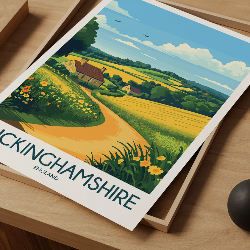 Buckinghamshire Souvenir Poster Print