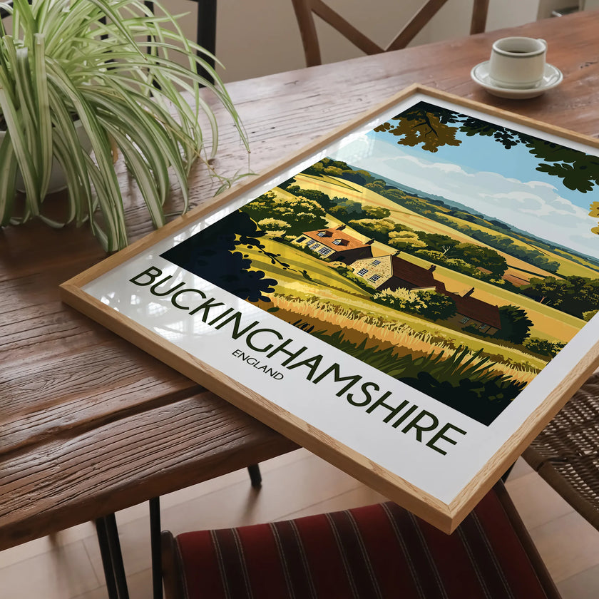 Buckinghamshire Souvenir Poster Print