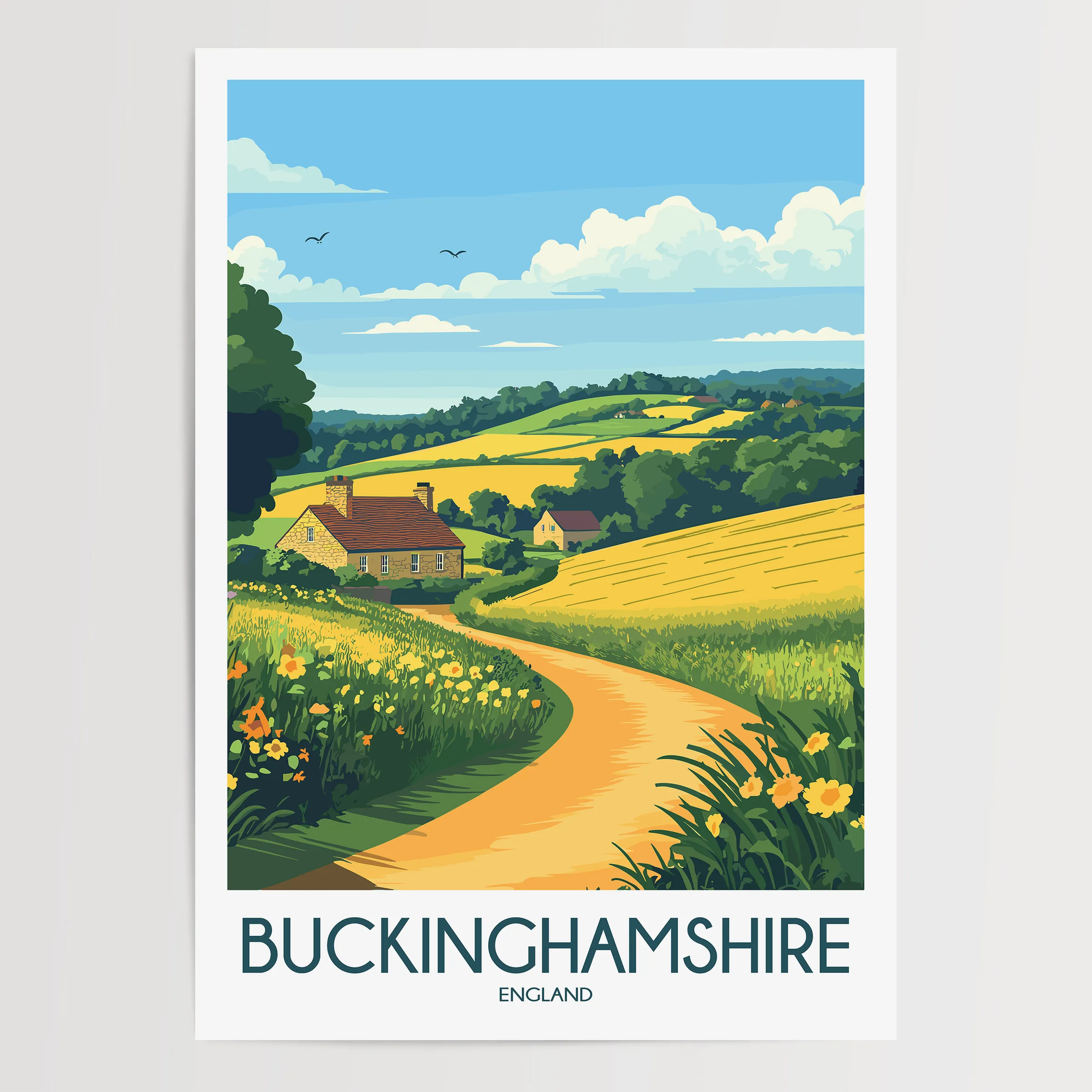 Buckinghamshire Travel Memory Gift