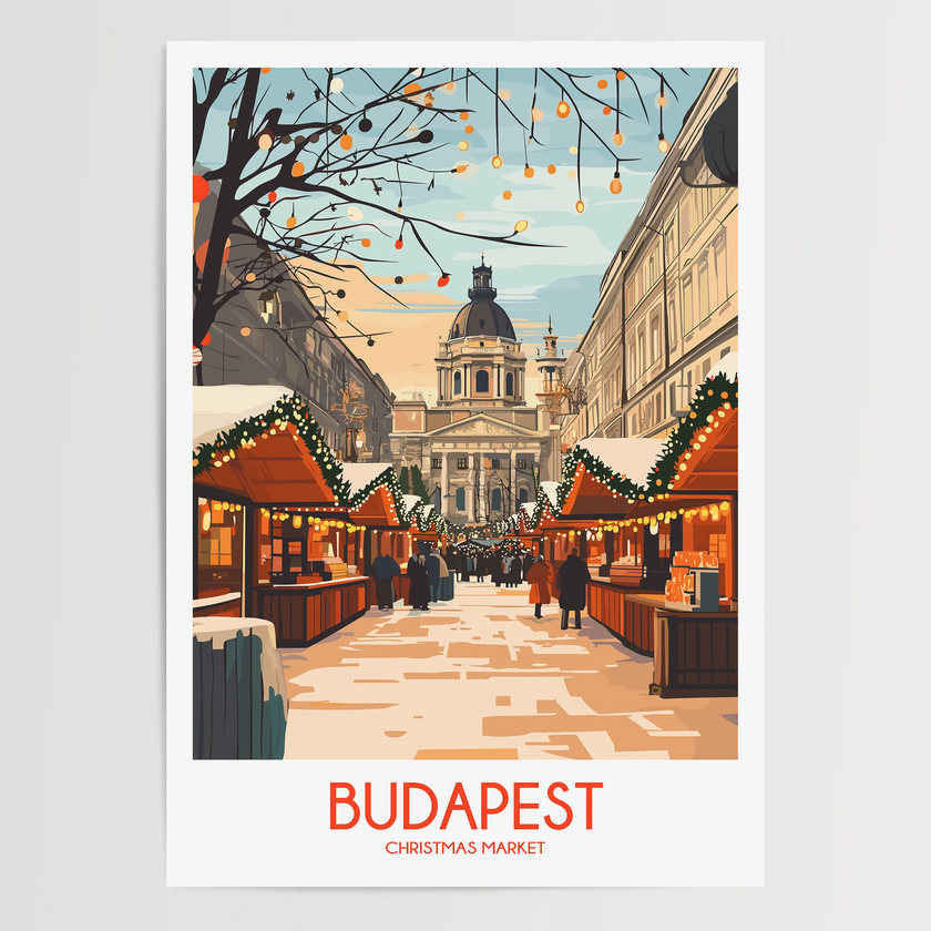 Budapest Destination Art Gift