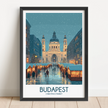 Budapest Destination Art Gift