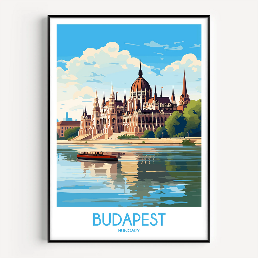Budapest Destination Art Gift