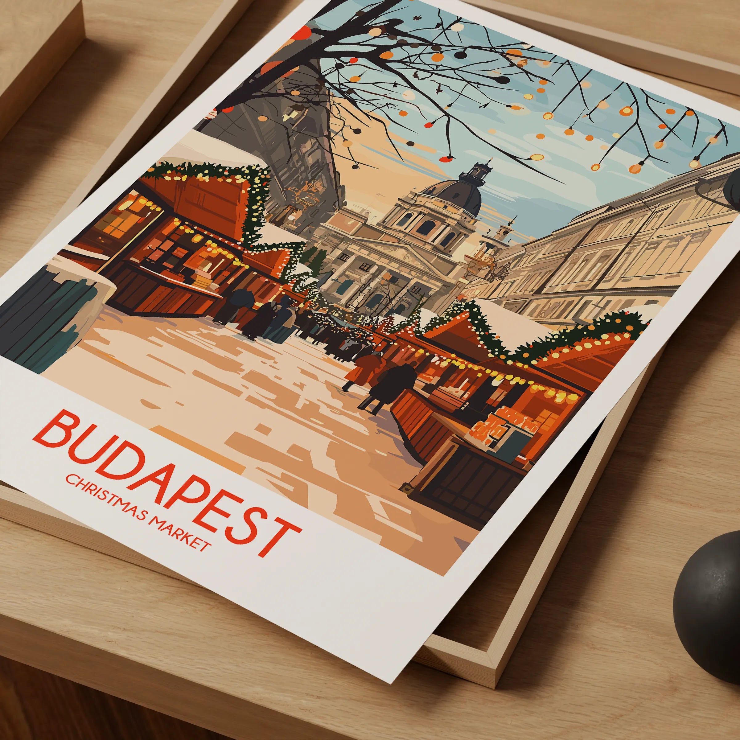 Budapest Minimalist Wall Art