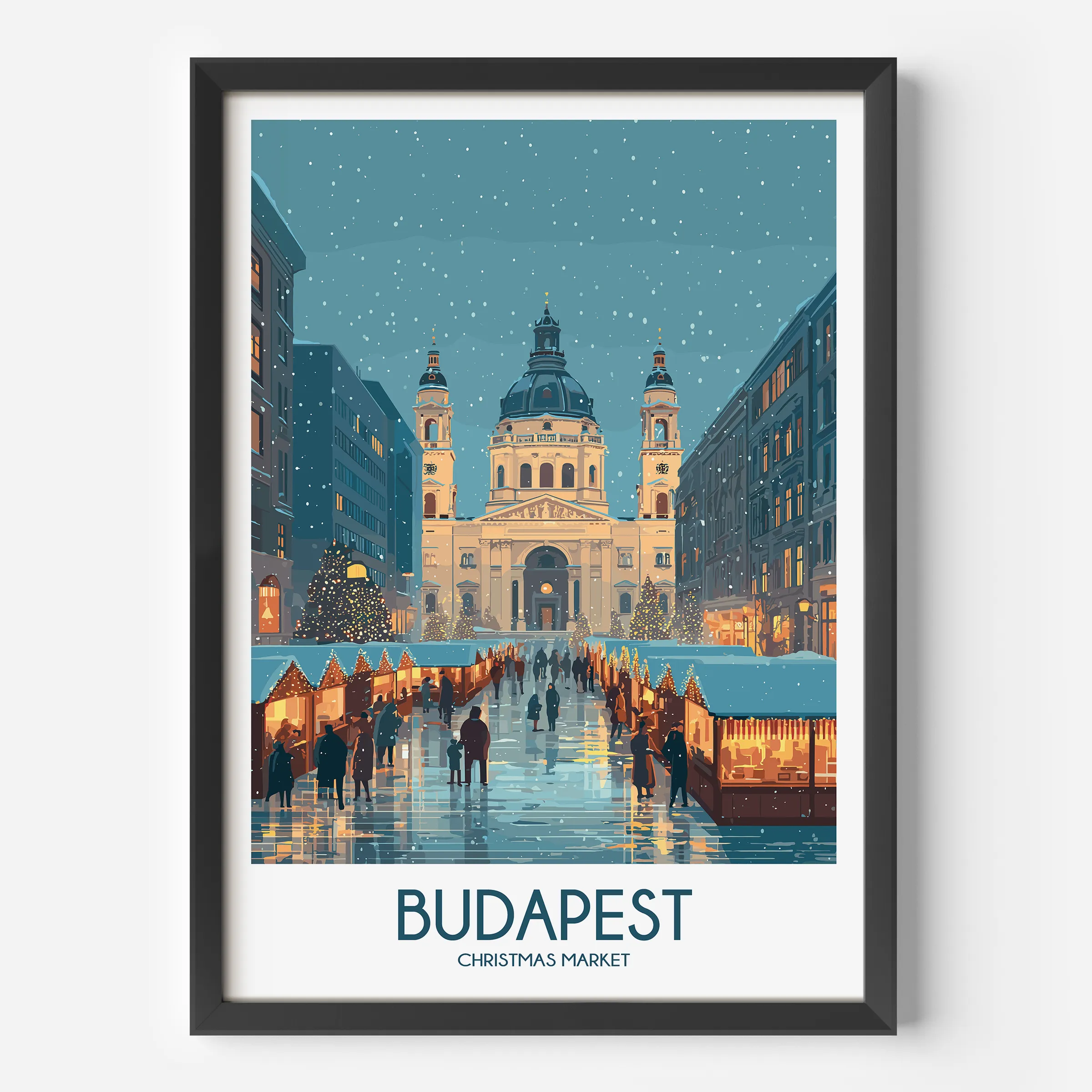 Budapest Scenic Landscape Art
