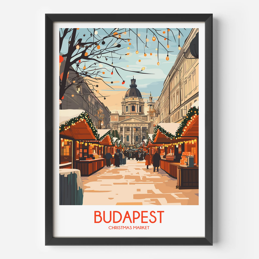 Budapest Souvenir Poster Print