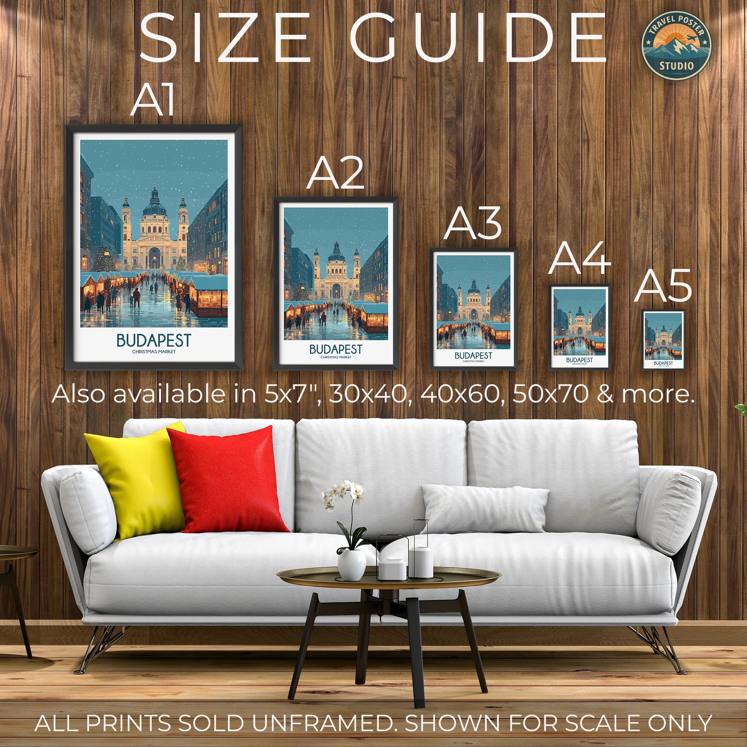 Budapest Vintage Style Print