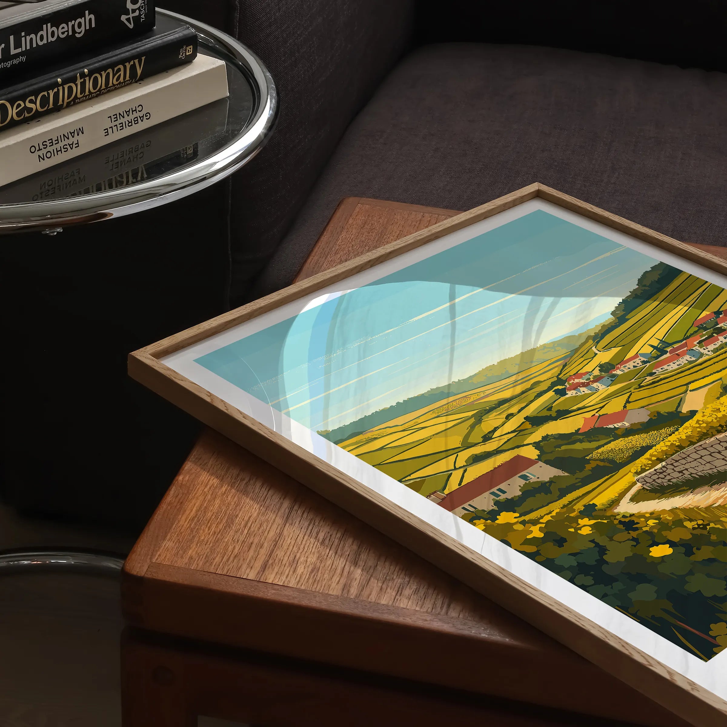 Burgundy Destination Art Gift