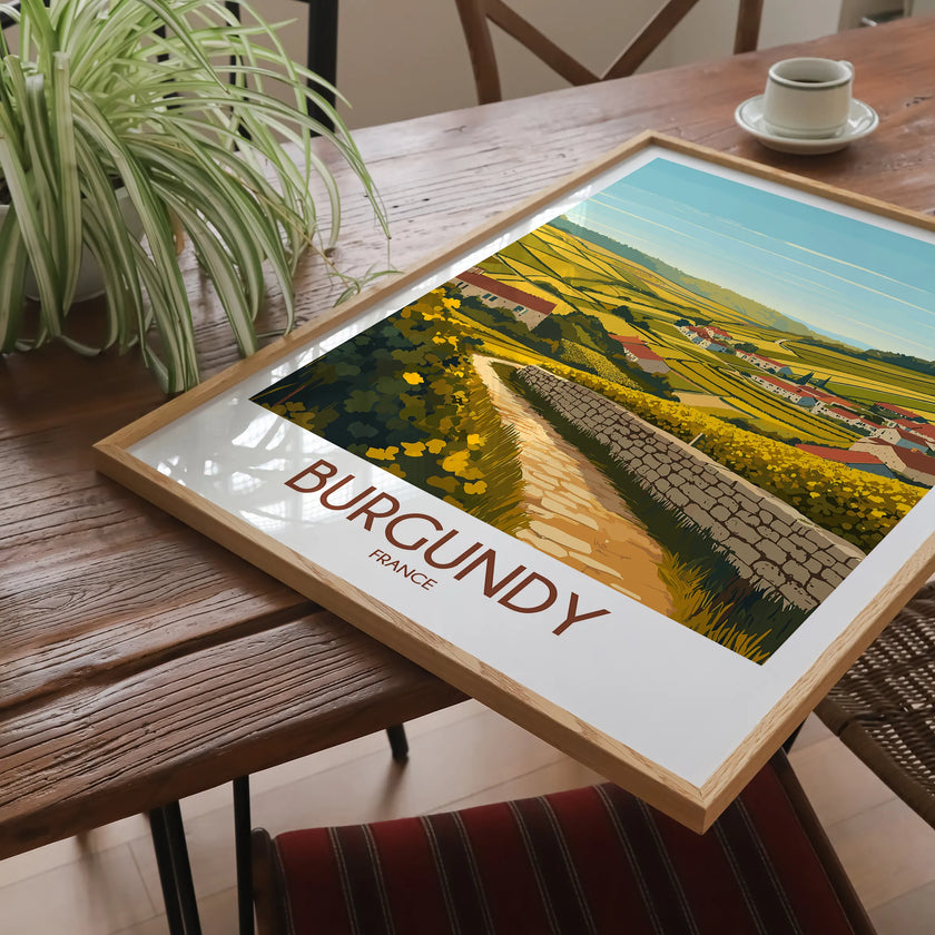 Burgundy Minimalist Wall Art