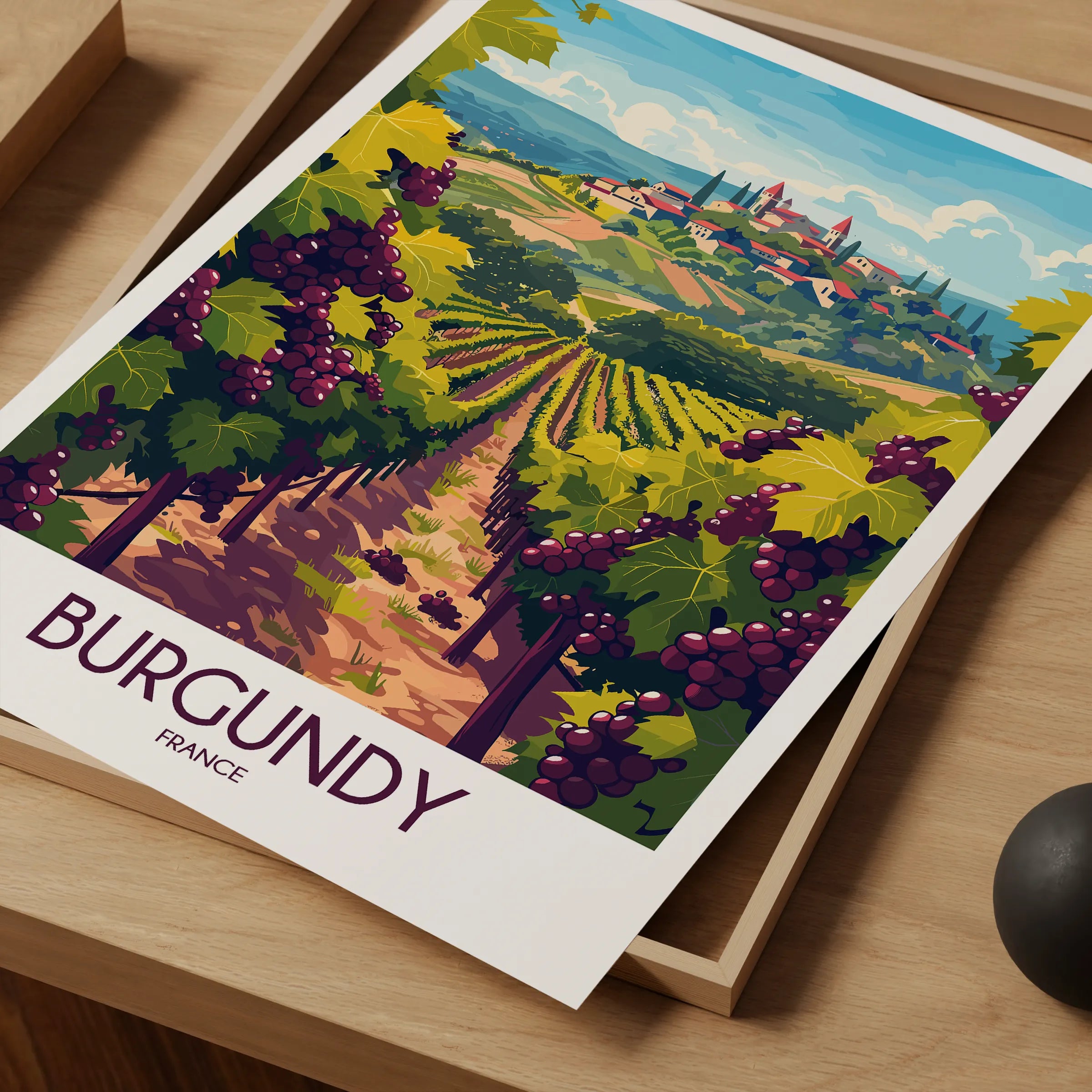 Burgundy Travel Memory Gift