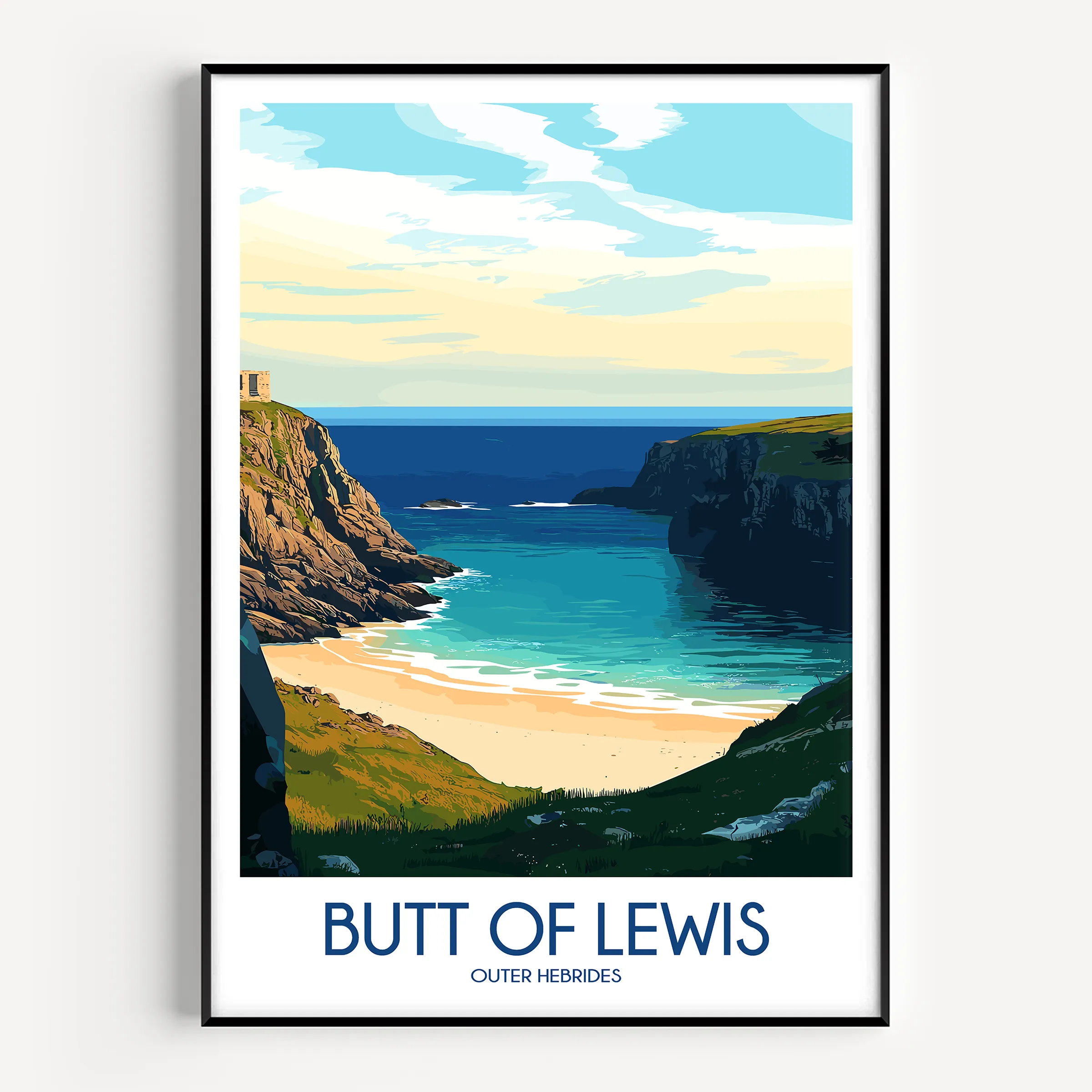 Butt Of Lewis Minimalist Wall Art