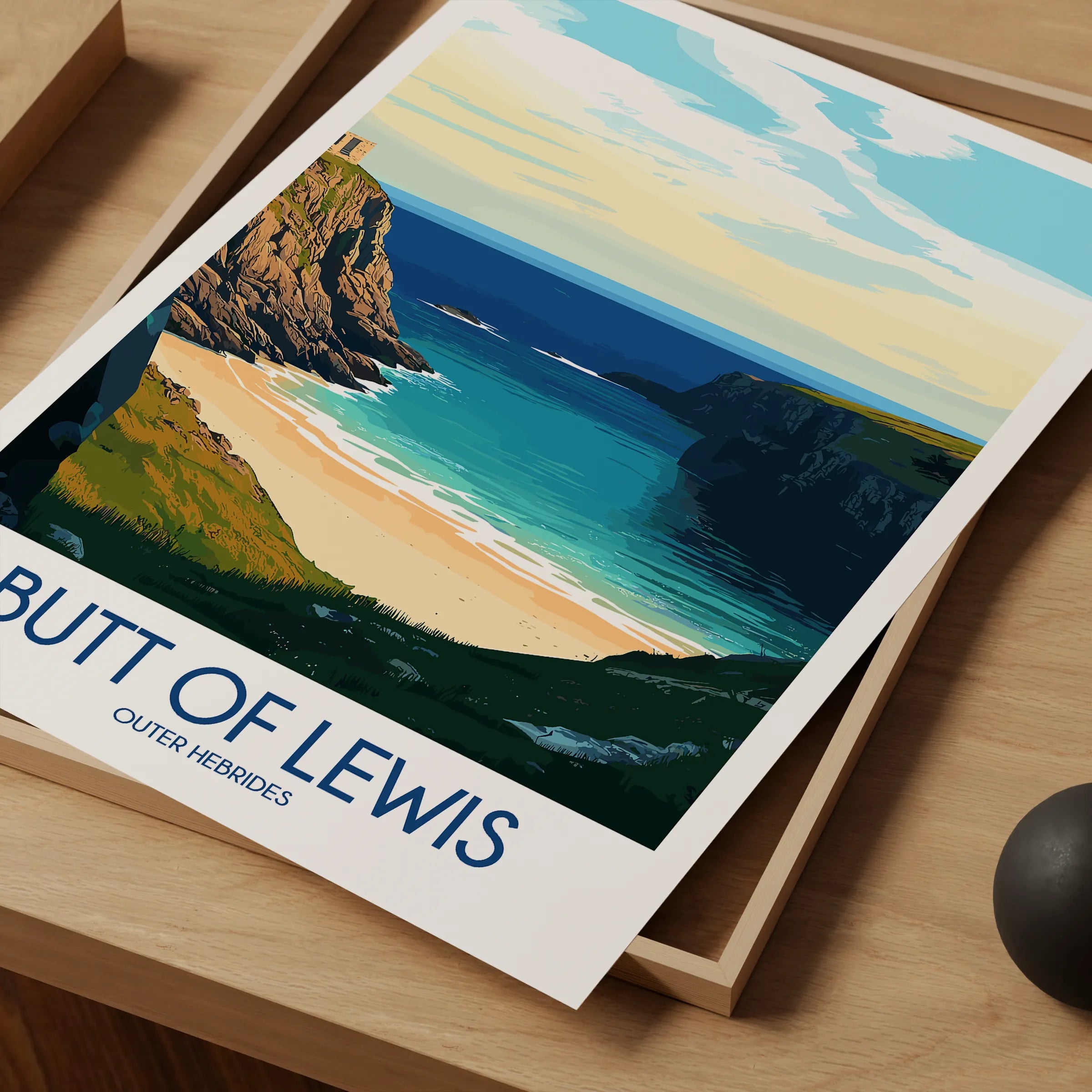 Butt Of Lewis Vintage Style Print