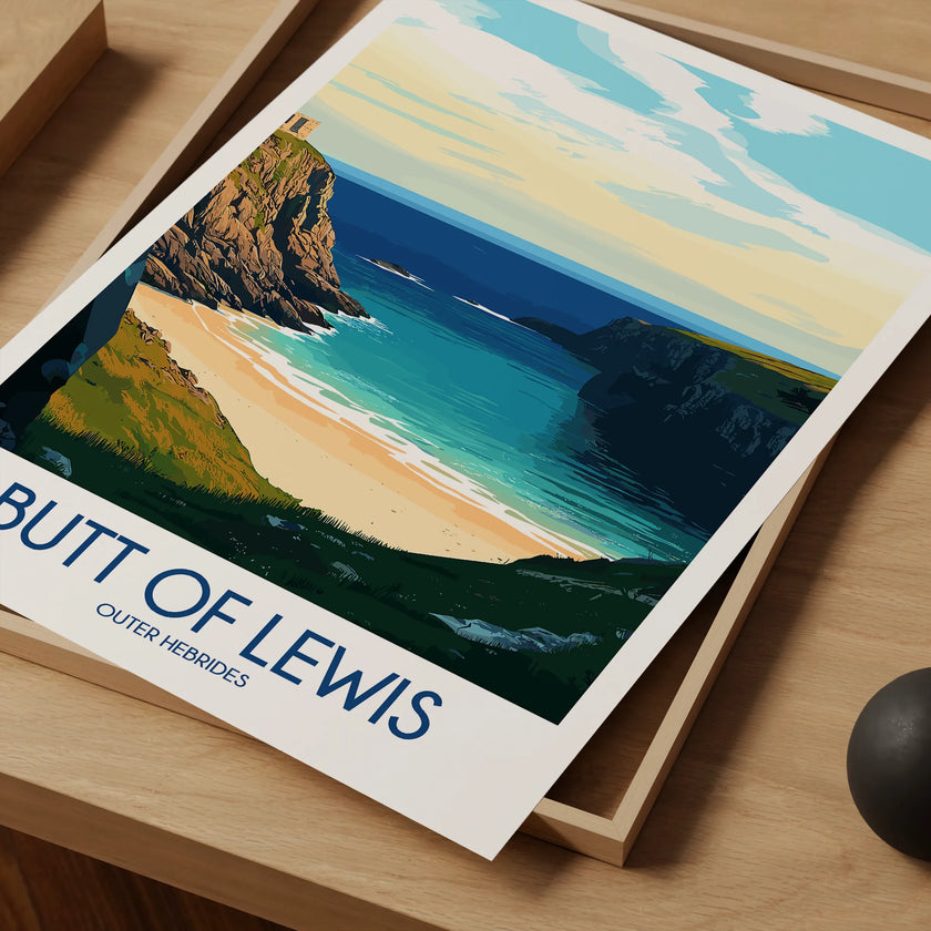 Butt Of Lewis Vintage Style Print