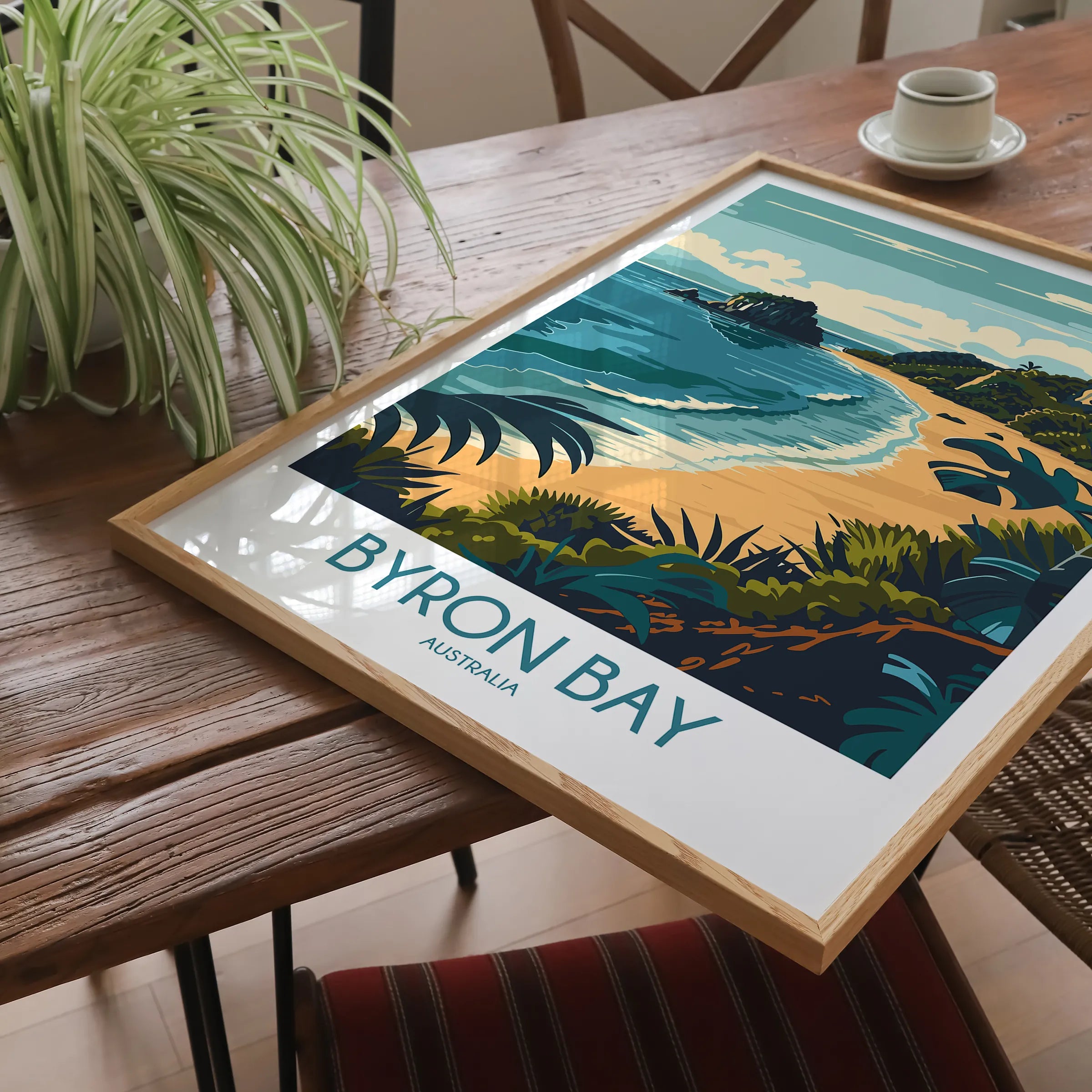 Byron Bay Modern Travel Poster