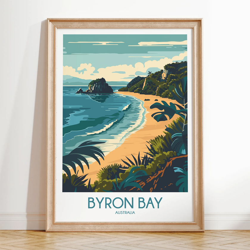 Byron Bay Souvenir Poster Print