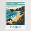Byron Bay Vintage Style Print