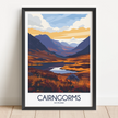 Cairngorms Modern Travel Poster